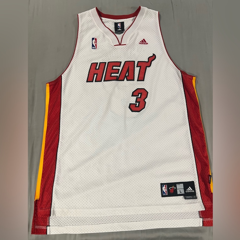 Dwayne Wade Miami Heat adidas jersey L